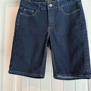 Lee Dark Blue Denim Shorts